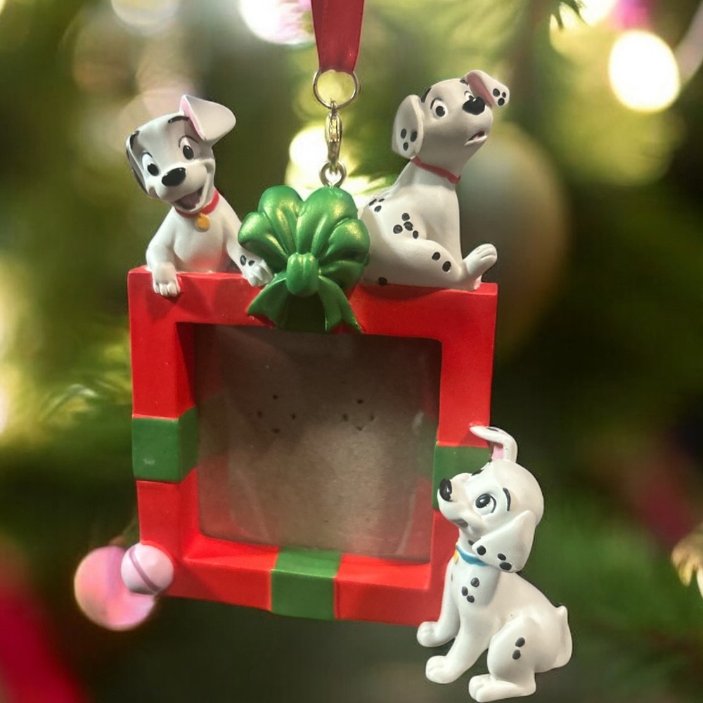 Disney Red and Green Dalmatian Holiday Ornament